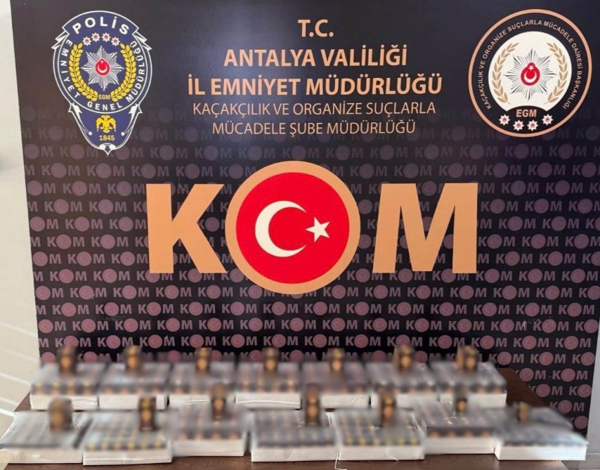 Antalya’da kaçakçılık operasyonları: 36 şüpheli hakkında işlem
