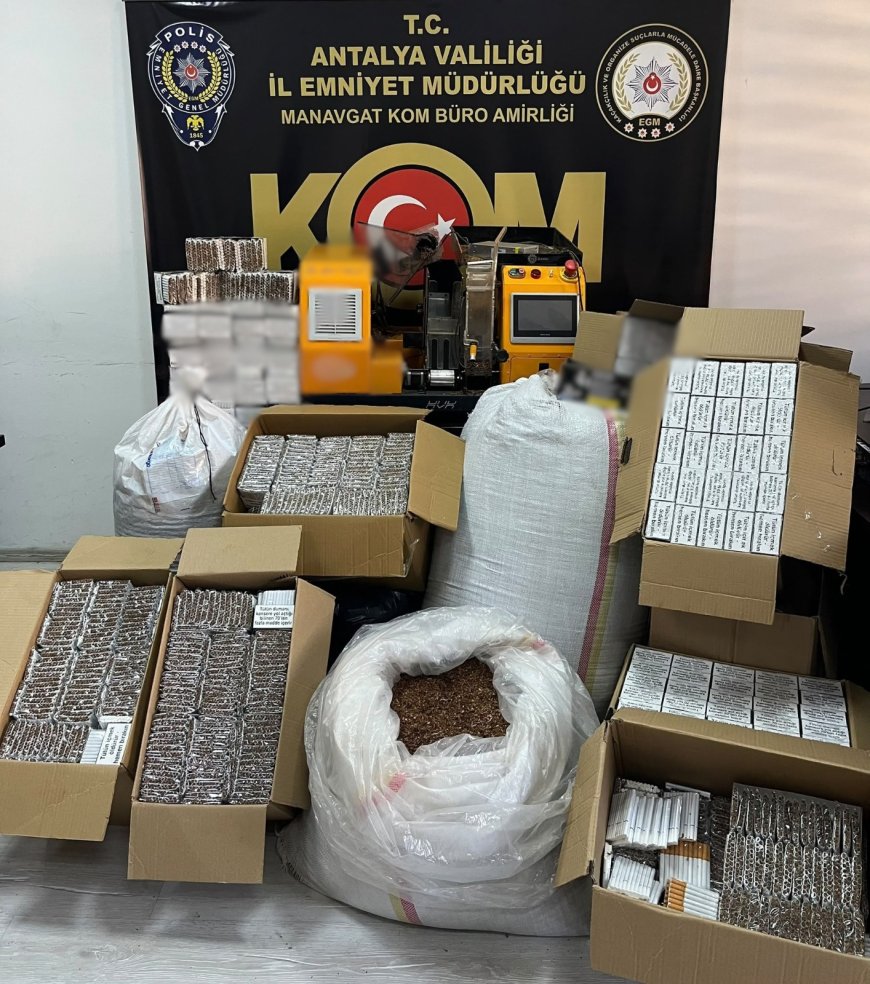 Antalya’da kaçakçılık operasyonları: 36 şüpheli hakkında işlem