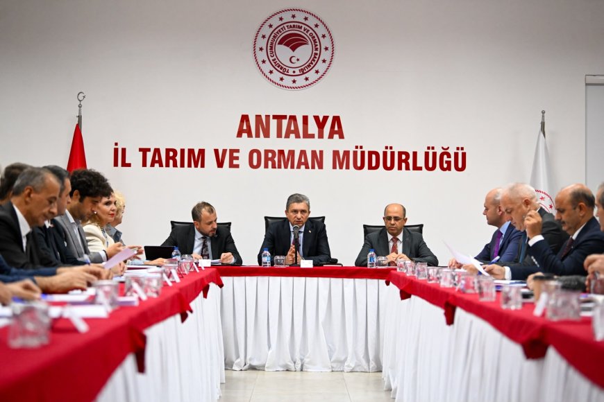 Antalya Havza Su Kurulu’nda su kaynakları ve kuraklık gündemi