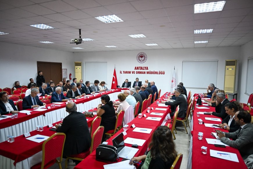 Antalya Havza Su Kurulu’nda su kaynakları ve kuraklık gündemi