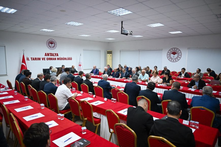 Antalya Havza Su Kurulu’nda su kaynakları ve kuraklık gündemi