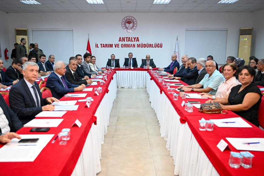 Antalya Havza Su Kurulu’nda su kaynakları ve kuraklık gündemi