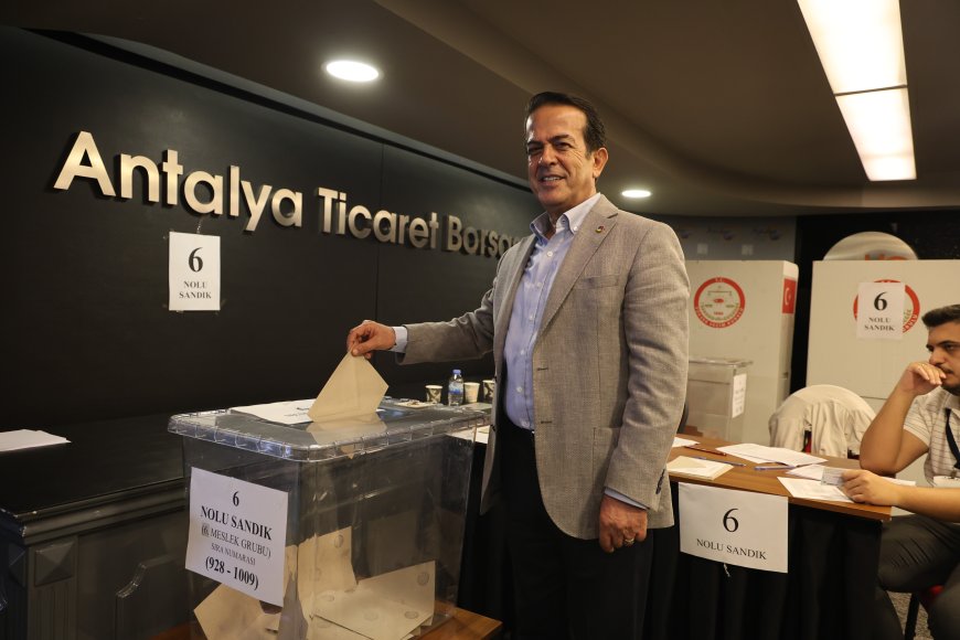 Antalya Ticaret Borsası’nda 2026-2030 dönemi için seçim yapıldı