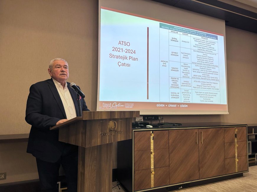 Davut Çetin, ATSO projelerini Forum X üyelerine anlattı