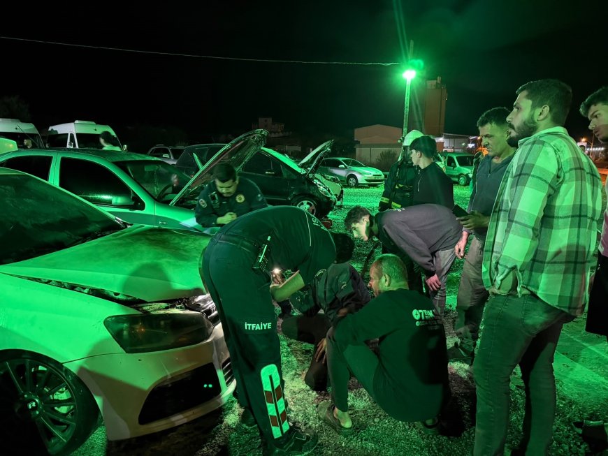 Serik’te oto galeride 6 araç kundaklandı: Şüpheli polise teslim oldu