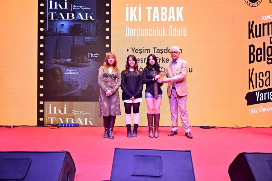 Kepez’de yaşlılık sanatla anlatıldı: Kısa film yarışmasında ödüller sahiplerini buldu