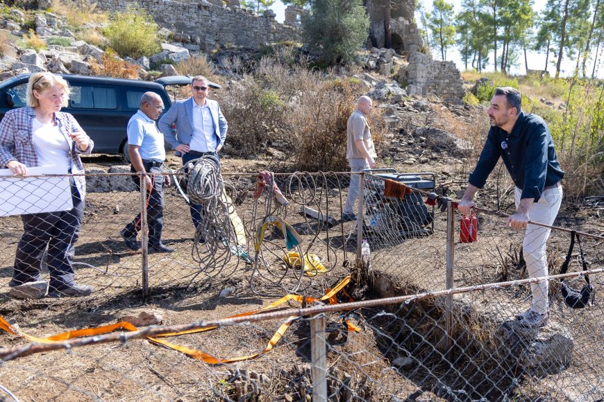 Manavgat’ın binlerce yıllık mirası Lyrbe’de çalışmalar sürüy