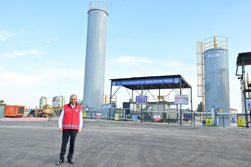 Kepez’de yol maliyetini düşürecek tesis açılıyor: Yılda 30 milyon TL tasarruf hedefi
