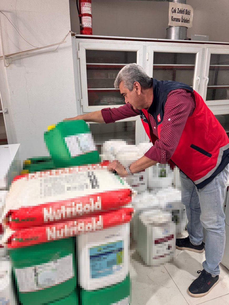Alanya’da sahte gübreye karşı sıkı denetim: Bayiler tek tek kontrol ediliyor