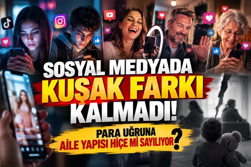 Sosyal medyada kuşak farkı kapanıyor: Uzmanlardan “rol model” uyarısı