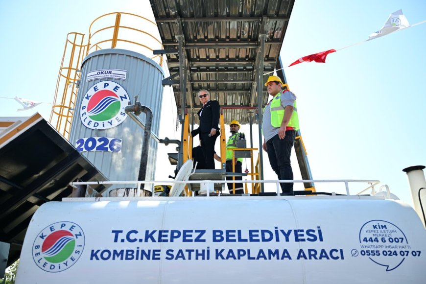 Kepez’de 47,5 milyon TL’lik Emülsiyon Tesisi açıldı: Yılda 30 milyon TL tasarruf hedefi