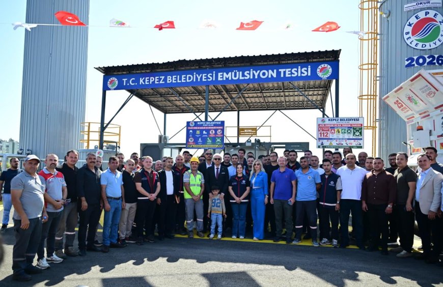 Kepez’de 47,5 milyon TL’lik Emülsiyon Tesisi açıldı: Yılda 30 milyon TL tasarruf hedefi