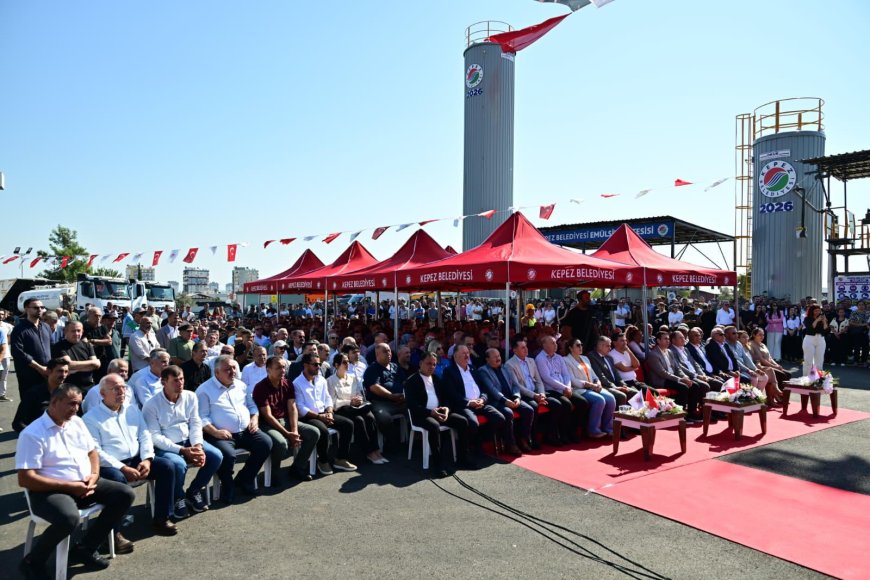 Kepez’de 47,5 milyon TL’lik Emülsiyon Tesisi açıldı: Yılda 30 milyon TL tasarruf hedefi
