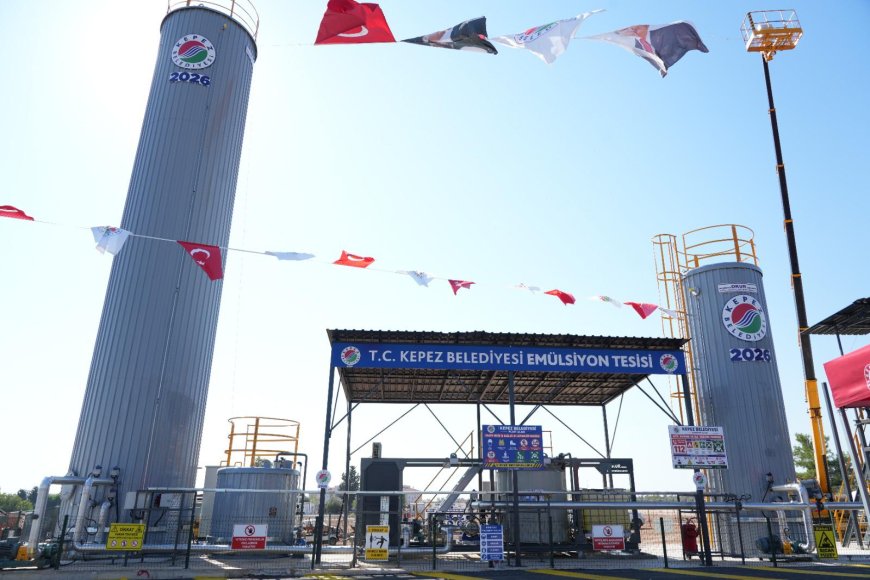 Kepez’de 47,5 milyon TL’lik Emülsiyon Tesisi açıldı: Yılda 30 milyon TL tasarruf hedefi