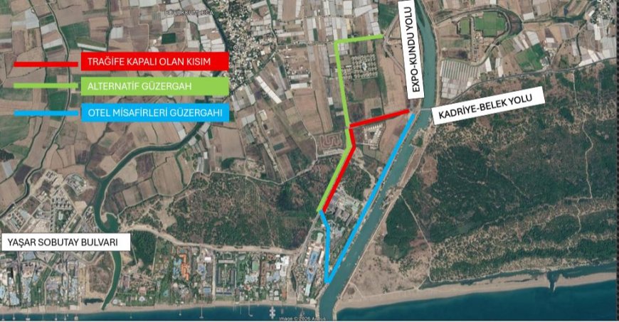 Antalya’da sürücüler dikkat: Kundu’daki Yaşar Sobutay Bulvarı trafiğe kapatılacak