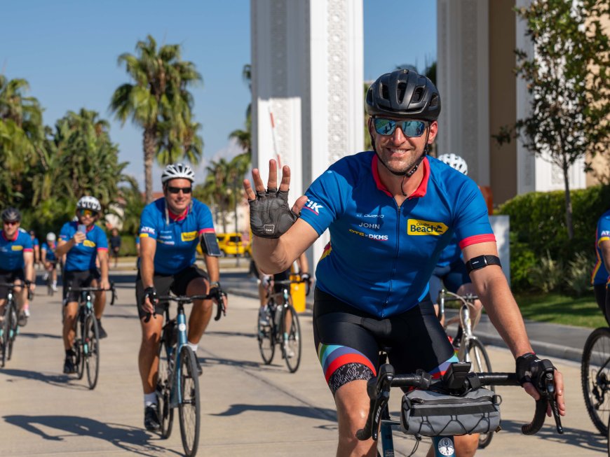 Kan kanserine karşı 350 kilometre pedal çevirdiler: Anlamlı tur Antalya’da tamamlandı