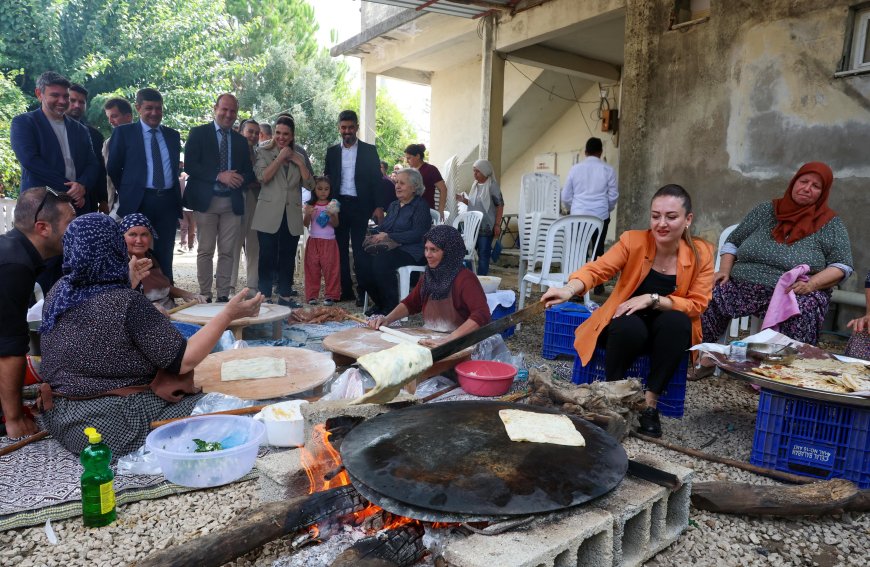 Antalya’da sosyal medyadan gelen talep karşılık buldu: Karaözlü kadınlara hamur yoğurma makinesi