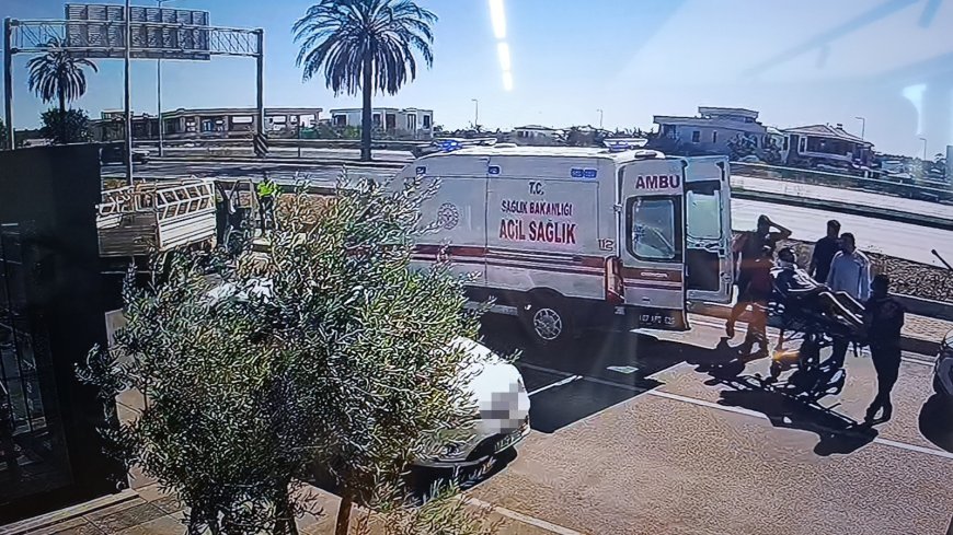 Manavgat’ta akılalmaz kaza: Sürücü yaralandı, yolcu motosikleti alıp kaçtı