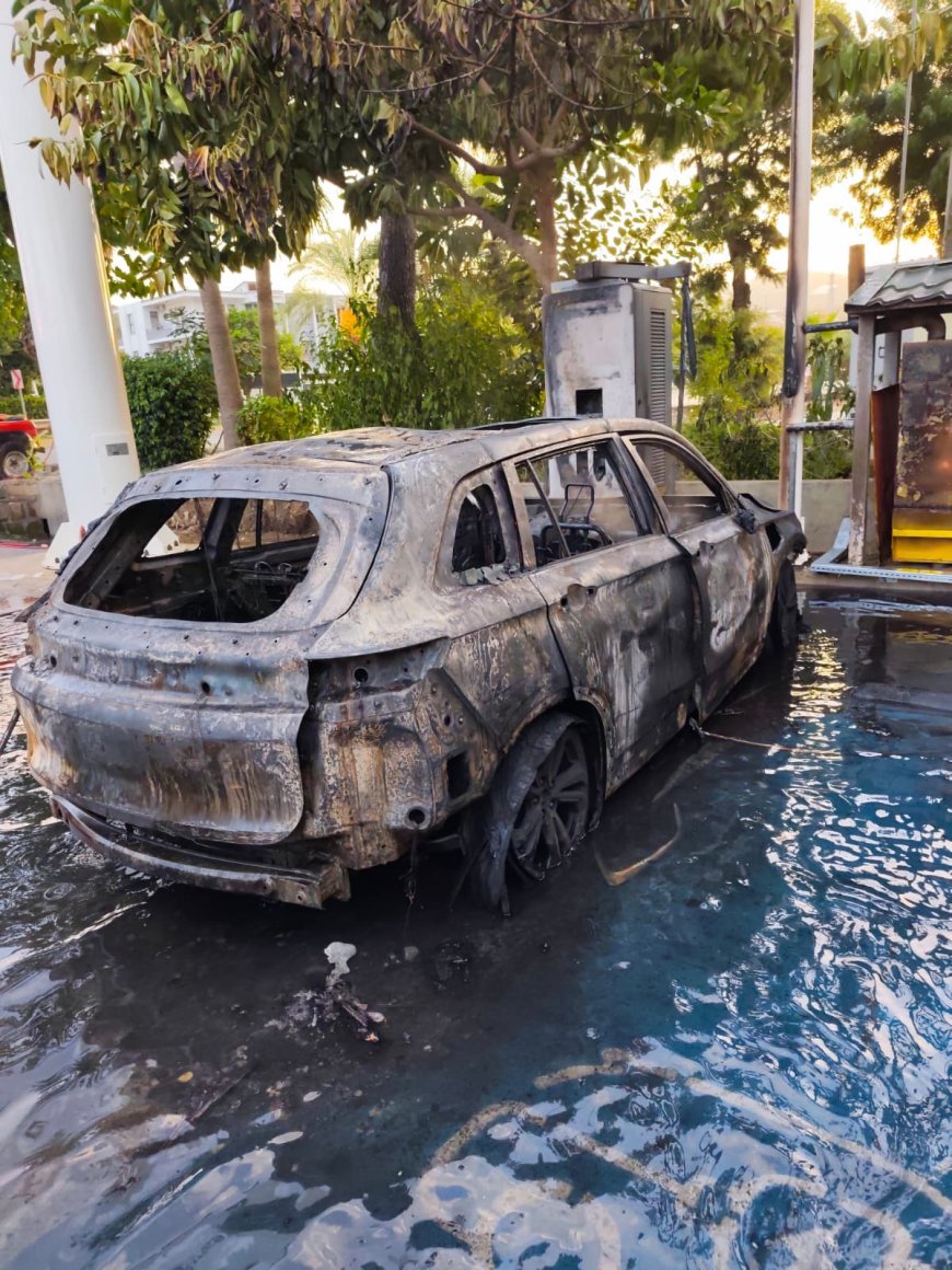 Başlık Antalya'da şarj istasyonunda korkutan yangın! Elektrikli araç alevlere teslim oldu