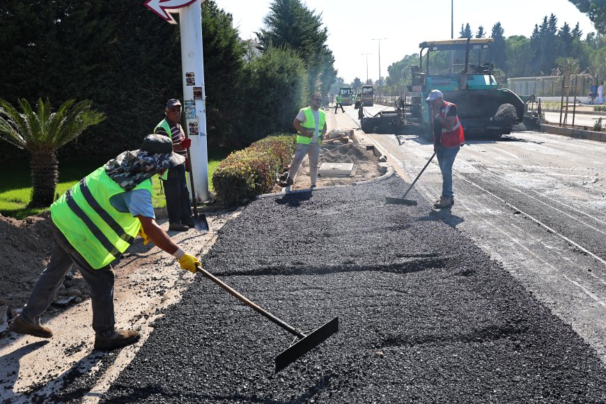 Antalya'da COP31 için 4 kilometrelik yol yenileniyor! Kundu'da asfalt mesaisi başladı