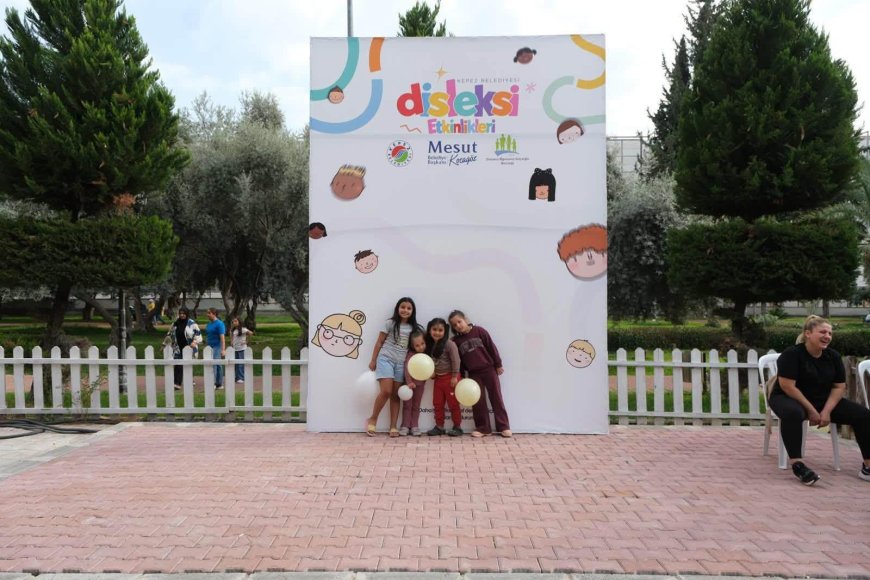 Kepez'de disleksi farkındalığı için anlamlı buluşma! Çocuklar Dokumapark'ta eğlenceye doydu