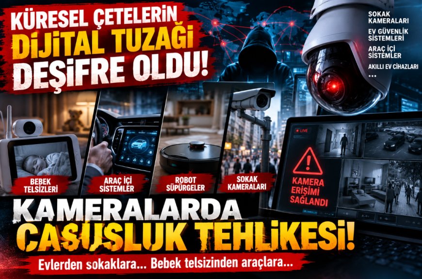 Evdeki kameralar casusluk aracına dönüşebilir! Bebek telsizinden araçlara büyük siber güvenlik tehlikesi