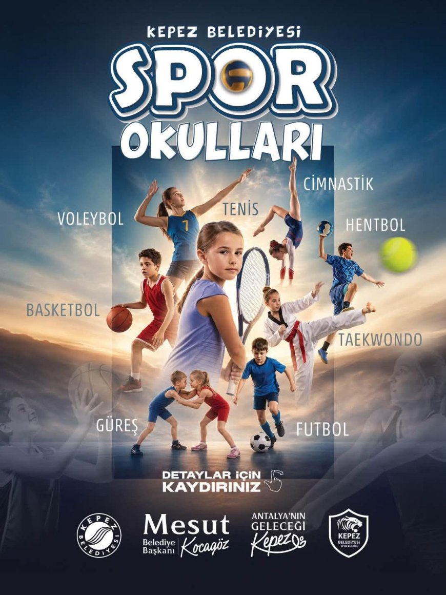 Kepez'de çocuklara 8 branşta spor eğitimi! Kış dönemi kayıtları devam ediyor
