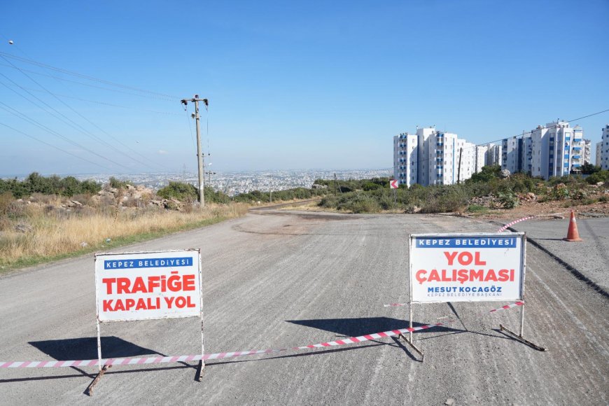 Kepez'de Turgut Cansever Caddesi yenileniyor! 1.200 metrelik yolda asfalt hazırlığı