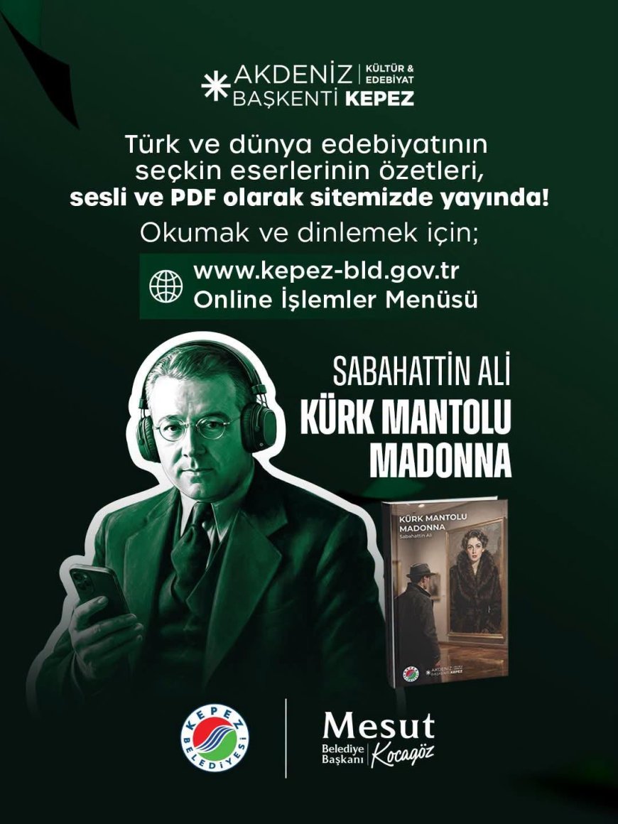Kepez Belediyesi'nden edebiyata dijital dokunuş! Türk ve dünya klasikleri artık bir tık uzağınızda