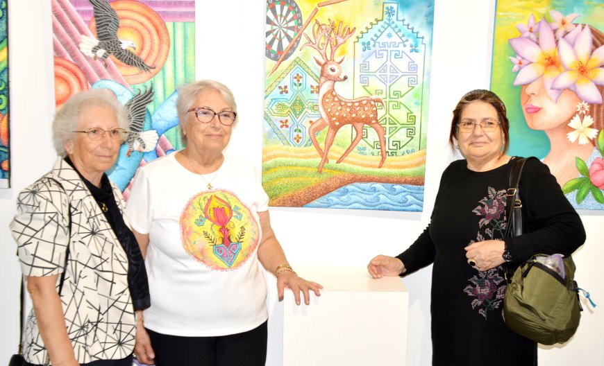 Antalyalı ressam Melahat Aral Aktan'dan sanat dolu dönüş! 30'dan fazla eser sanatseverlerle buluştu