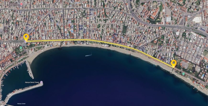 Alanya Atatürk Caddesi’nde ikinci etap yenileme çalışmaları 2 Kasım’da başlıyor