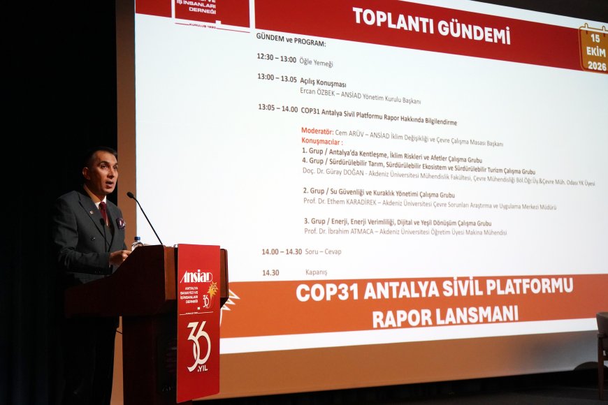 Antalya için COP31 uyarısı: 4 günlük yağmur 40 dakikada yağabilir!