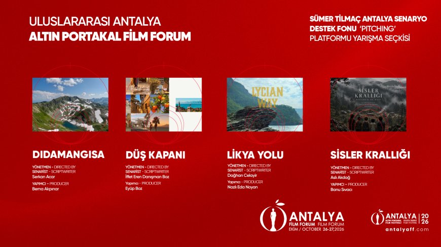 Antalya Altın Portakal'da 269 proje yarışıyor! Film Forum'dan sinemaya 1 milyon 450 bin TL destek