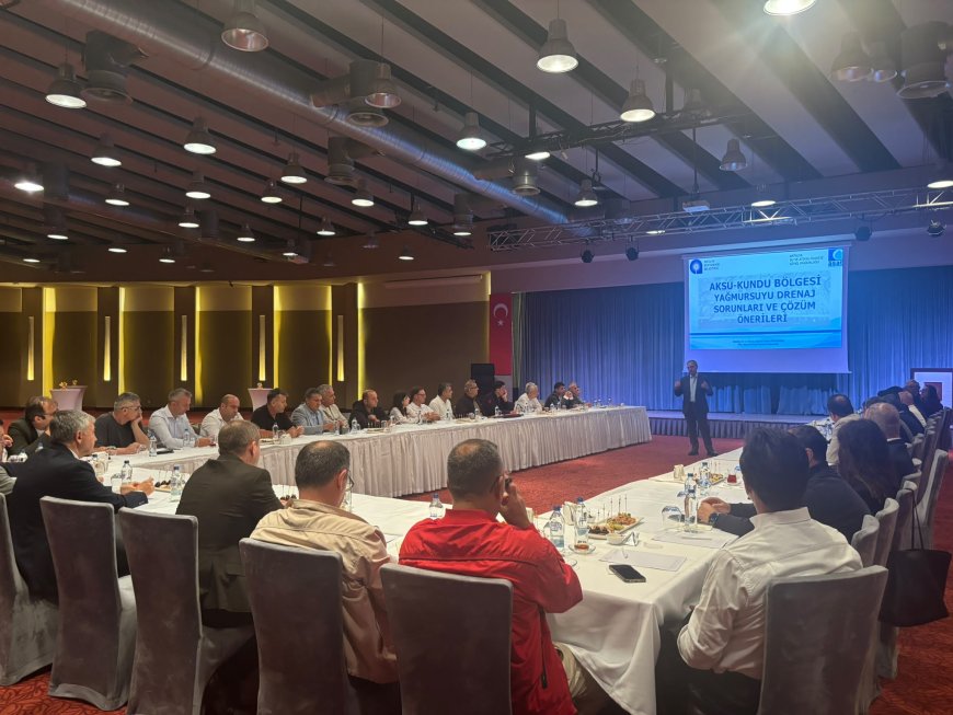Antalya Lara'da otellerin altyapı sorunları masaya yatırıldı! ASAT'tan taşkın ve kanalizasyon için çözüm planı