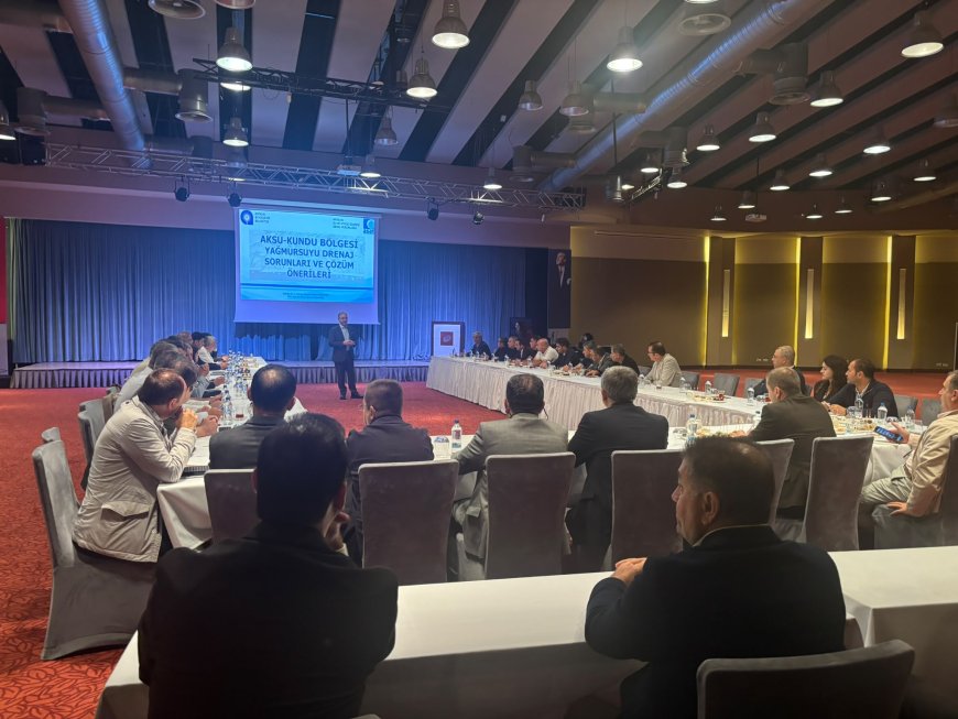 Antalya Lara'da otellerin altyapı sorunları masaya yatırıldı! ASAT'tan taşkın ve kanalizasyon için çözüm planı