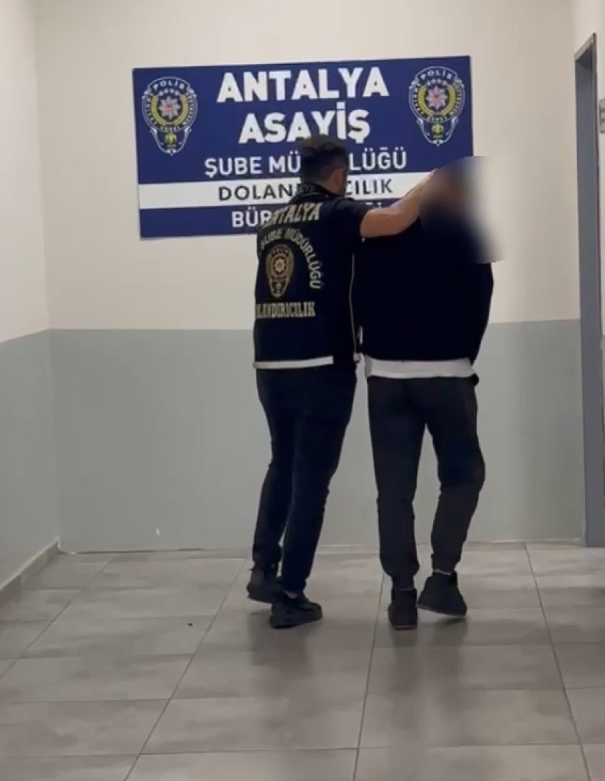 Antalya'da sahte polis oyunu! Arama kararıyla eve girip para aldı, tutuklandı