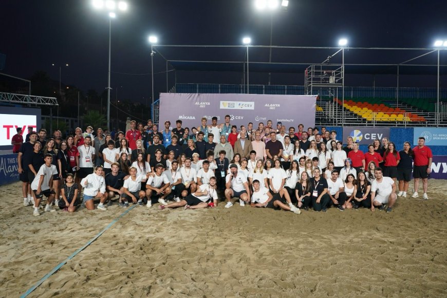 Alanya'da plaj voleybolu heyecanı sona erdi! Türkiye'den uluslararası başarı