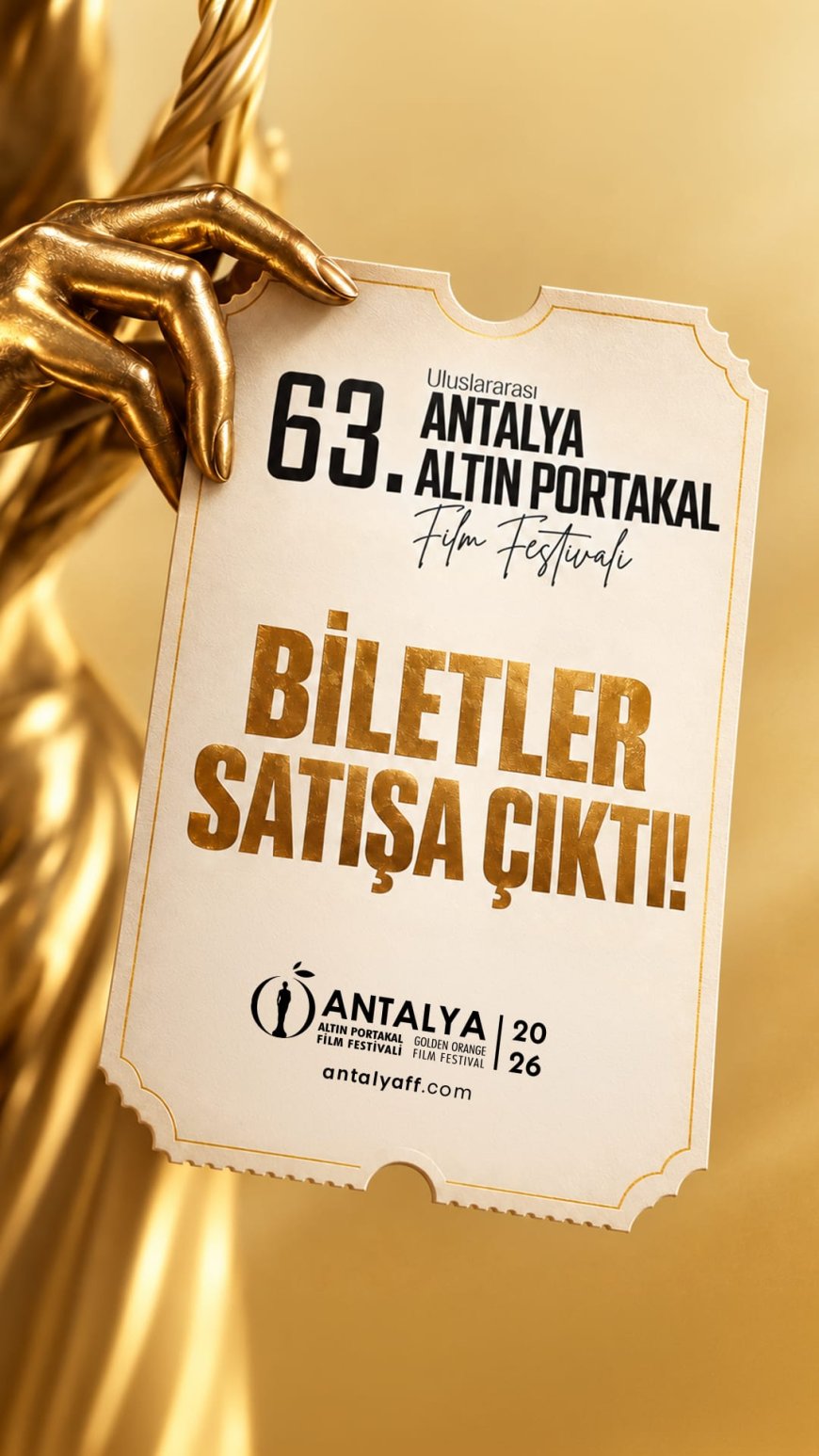 Antalya Altın Portakal Film Festivali biletleri satışta! 114 film, biletler 20 TL'den başlıyor