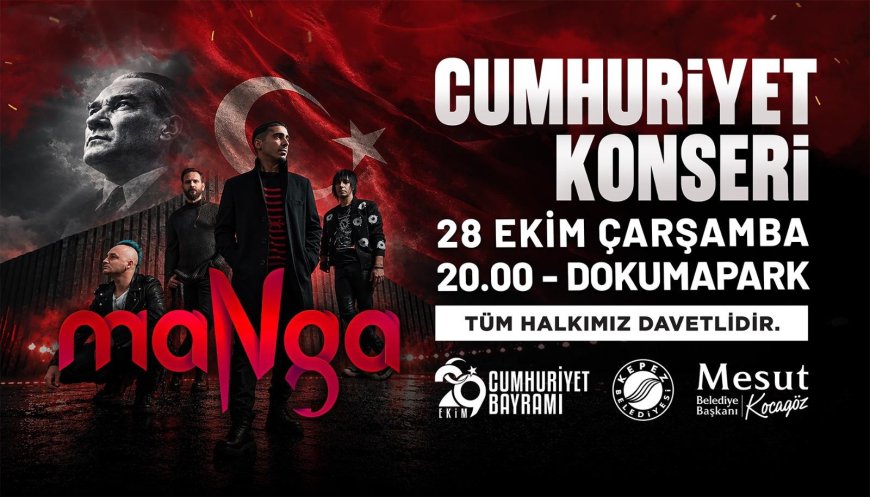 Antalya'da 29 Ekim coşkusu maNga konseriyle yaşanacak! İşte konserin yeri ve saati