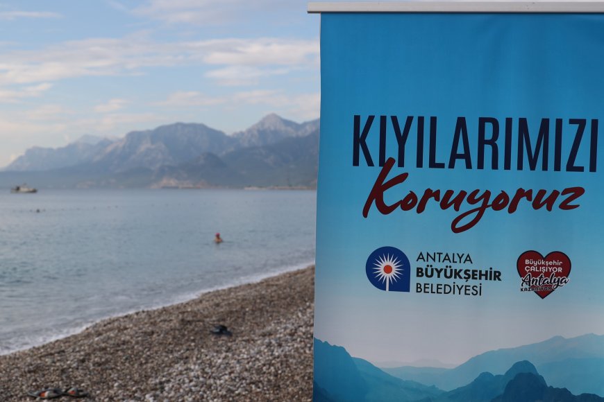 Konyaaltı Sahili'nde plastik kirliliğine karşı yeni dönem! Atıklar denize ulaşmadan toplanacak