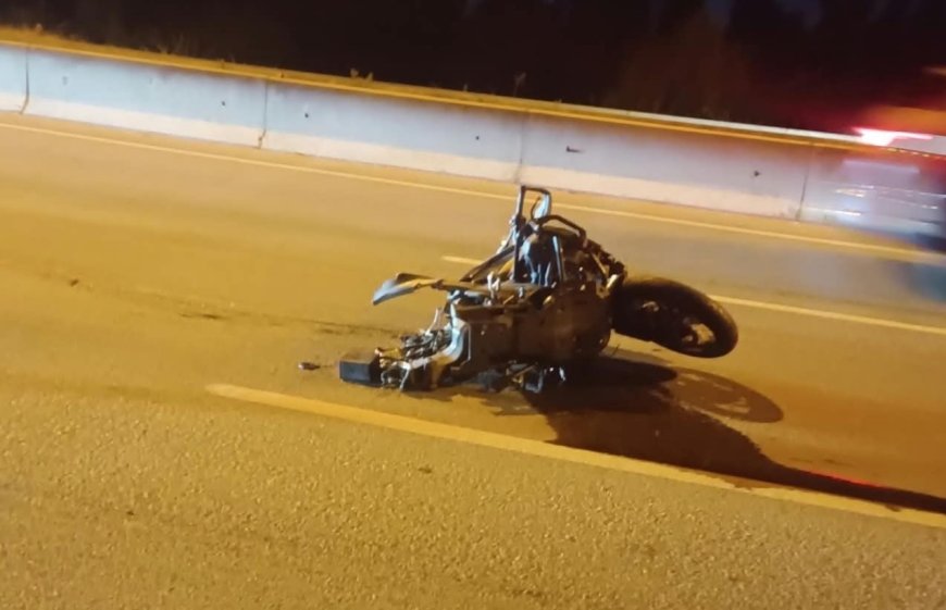 Antalya'da iki motosiklet çarpıştı! 200 metre sürüklendi, 2 kişi yaralandı