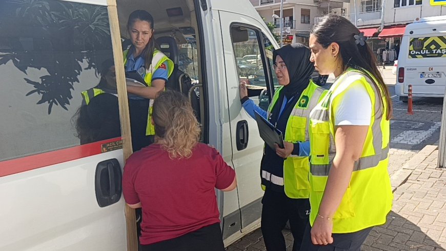 Manavgat'ta okul servislerine sıkı denetim! Öğrencilerin güvenliği mercek altında