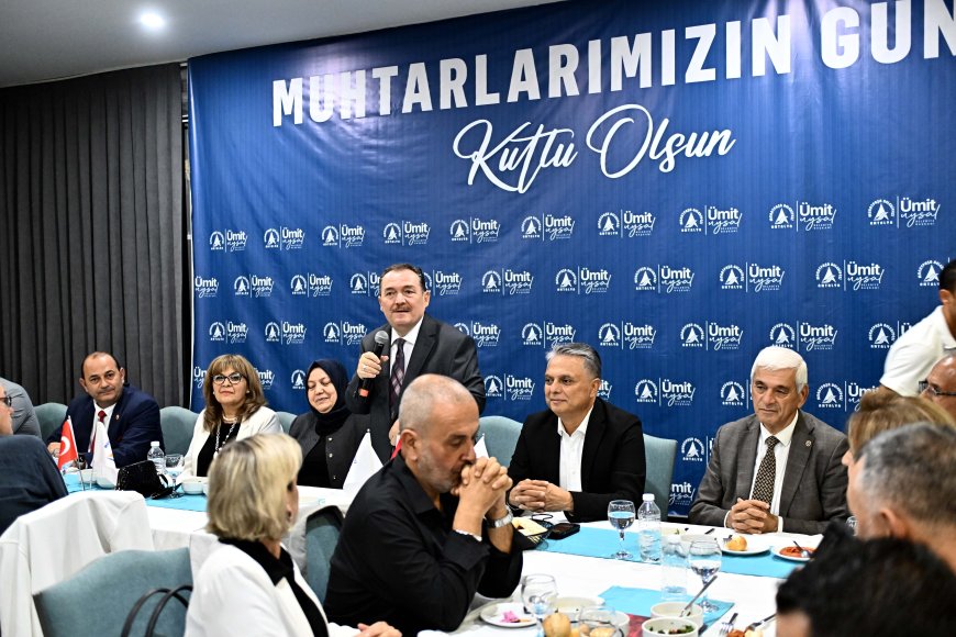 Muratpaşa'da Başkan Uysal muhtarlarla buluştu: “Sorunlara 48 saat içinde çözüm sunuyoruz”