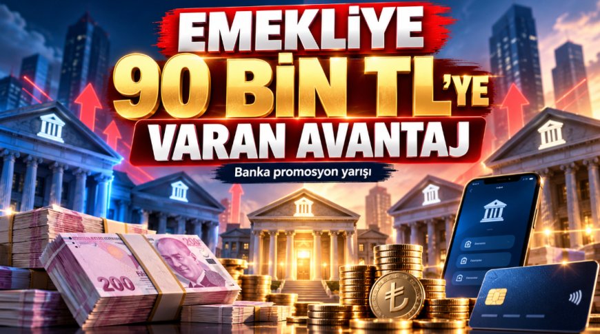 Emekliye 90 bin TL'ye varan fırsat! Ekim 2026 banka promosyonları belli oldu