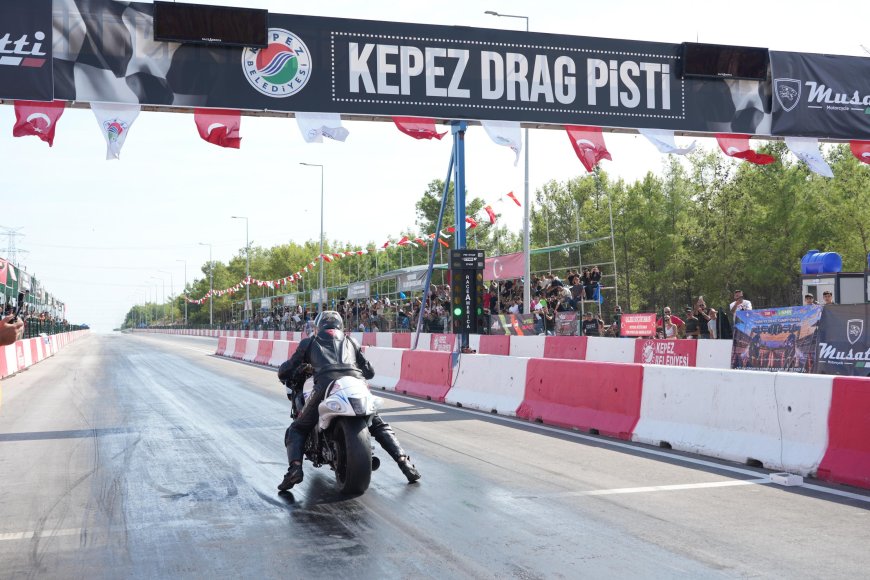 Kepez'de MotoDrag heyecanı başlıyor: Türkiye Şampiyonası'nın 4. ayağı Antalya'da