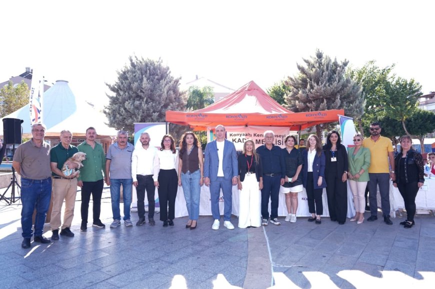 Konyaaltı'nda 12. Üreten Kadınlar Etkinliği başladı: El emeği ürünler ziyaretçilerle buluşuyor