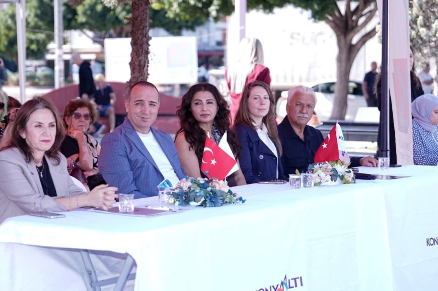 Konyaaltı'nda 12. Üreten Kadınlar Etkinliği başladı: El emeği ürünler ziyaretçilerle buluşuyor
