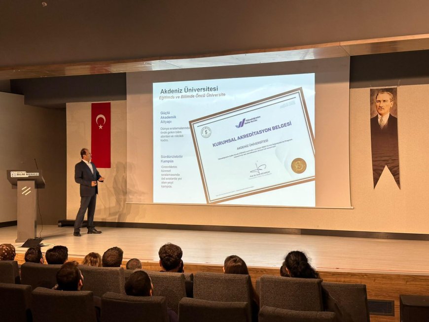 Kepez'de üniversite öğrencileri bilimle buluştu: Gençlere Ar-Ge ve proje geliştirme daveti