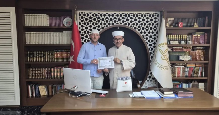 Alanya'da Alman vatandaşı Müslüman oldu: Wilhelm Laarmann, Ahmet ismini aldı