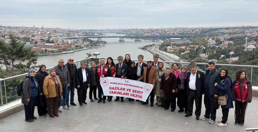 Kumlucalı şehit yakınları ve gaziler İstanbul’un tarihi mirasını gezdi